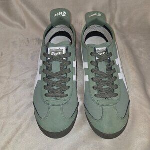 Men's US7/EU 40 Green and White ONITSUKA TIGER BY ASICS 1183B348